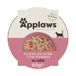 Applaws Tarrina Filete de Atún y Gambas para Gato 10x60 gr
