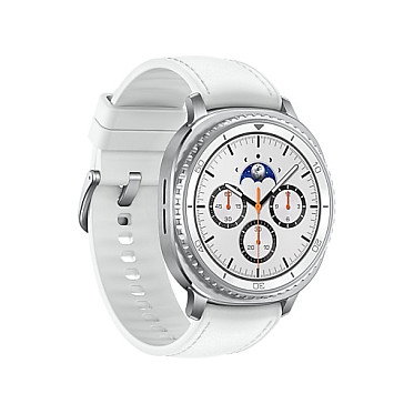 Samsung Galaxy Watch 8 Classic LTE 46 mm Plata y Blanco Samsung Galaxy Watch 8 Classic LTE 46 mm Plata y Blanco