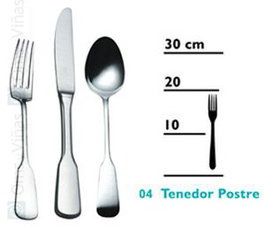 OMS Euro Tenedor Postre (Set de 12)