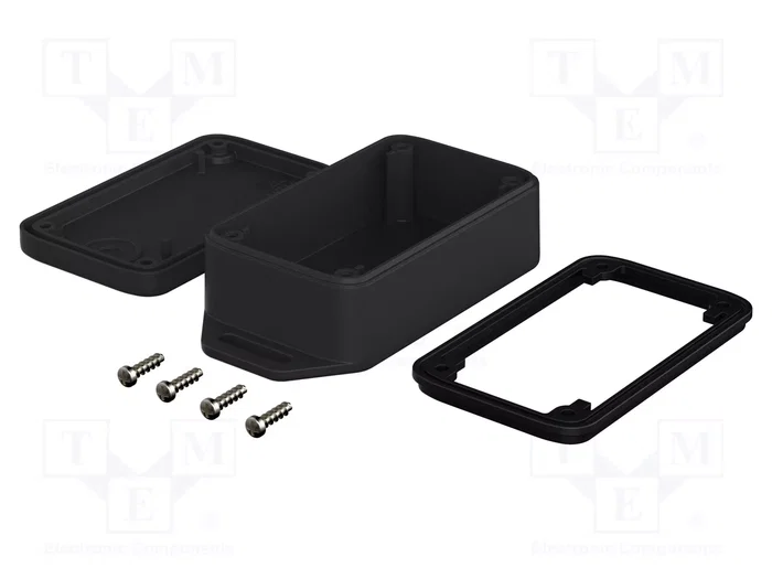BOPLA BoLink Carcasa Universal Negro IP65 con Soportes