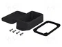 BOPLA BoLink Carcasa Universal Negro IP65 con Soportes