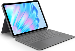 Logitech Combo Touch iPad Air Funda con Teclado, 920-012629, Color Gris