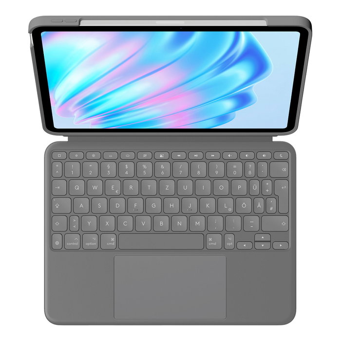 Logitech Combo Touch iPad Air Funda con Teclado, 920-012629, Color Gris Logitech Combo Touch iPad Air Funda con Teclado, 920-012629, Color Gris