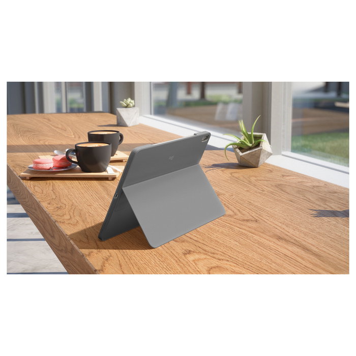 Logitech Combo Touch iPad Air Funda con Teclado, 920-012629, Color Gris Logitech Combo Touch iPad Air Funda con Teclado, 920-012629, Color Gris