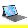 Logitech Combo Touch iPad Air Funda con Teclado, 920-012629, Color Gris