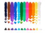 Pincello Juego 12 Botes Pintura Acrilica 12 ml 10.5x2x25.5 cm (Set de 24)