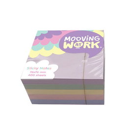 Notas Adhesivas Mooving Pastel 400H 76X76 Multicolor