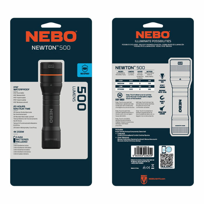 Nebo Newton 500 Linterna Táctica