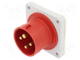 SEZ DK Conector de alimentación AC trifásicos Macho 16A 400V 4 Pines