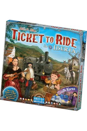 Asmodee ¡Aventureros al Tren! Iberia y Corea del Sur expansión