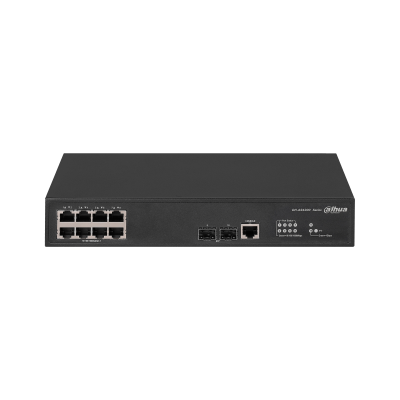 Dahua Switch Gestionado L2/L2+ Gigabit Ethernet DH-AS4300-8GT2GF, 8 Puertos (10/100/1000), Negro