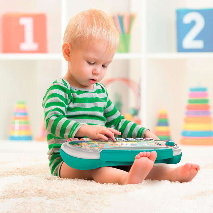 Clementoni Piano De Los Animales 17901 - Piano Musical Educativo con 3 Modos de Juego para Bebés +18 Meses