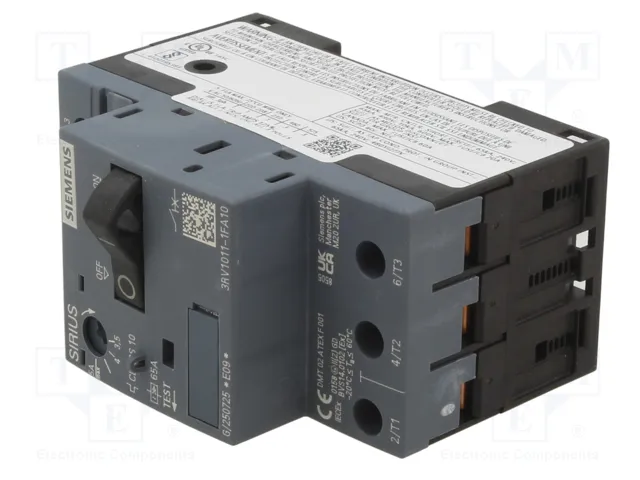 SIEMENS 3RV1011-1FA10 Interruptor motorizado 1,5kW 220÷690VAC
