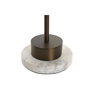 DKD Home Decor Lámpara de Sobremesa de Acero y Mármol Cobre
