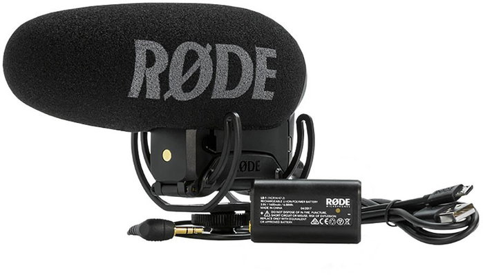 RODE VIDEOMIC PRO+ Micrófono de cañón con batería LB-1 RODE VIDEOMIC PRO+ Micrófono de cañón con batería LB-1