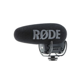 RODE Videomic Pro+ Micrófono de Cañón para Cámaras DSLR y Grabadoras Portátiles con Alimentación LB-1/AA/USB