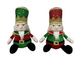 DKD Home Decor Figura de Poliéster Surtida Rojo y Verde