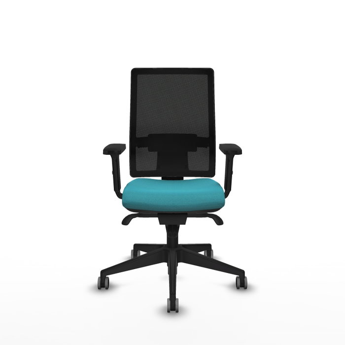 PIQUERAS Y CRESPO Silla de oficina Horna con Mecanismo Sincro, Turquesa y Negro PIQUERAS Y CRESPO Silla de oficina Horna con Mecanismo Sincro, Turquesa y Negro