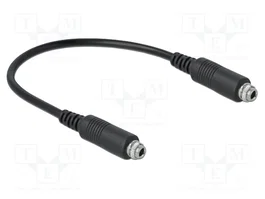 DeLOCK Cable de audio 2x3,5 mm hembra 0,25 m