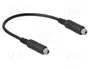 DeLOCK Cable de audio 2x3,5 mm hembra 0,25 m