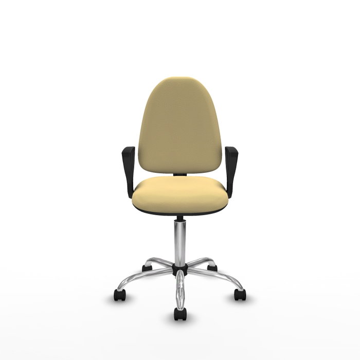PIQUERAS Y CRESPO Silla de oficina Aýna Crema con Mecanismo de Doble Maneta PIQUERAS Y CRESPO Silla de oficina Aýna Crema con Mecanismo de Doble Maneta