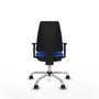 PIQUERAS Y CRESPO Silla de oficina Elche Azul con Brazos 1D