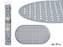 Berilo Antideslizante Ducha Gris 66 x 37 cm Plástico PVC (Set de 12)