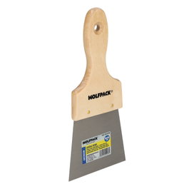 WOLFPACK LINEA PROFESIONAL Espátula para Techos de 90 x 100 mm con Mango de Madera
