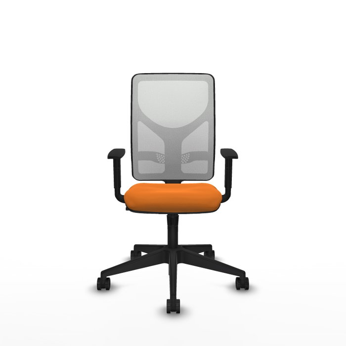 PIQUERAS Y CRESPO Silla de oficina Motilla con mecanismo Sincro, Naranja y Blanco PIQUERAS Y CRESPO Silla de oficina Motilla con mecanismo Sincro, Naranja y Blanco