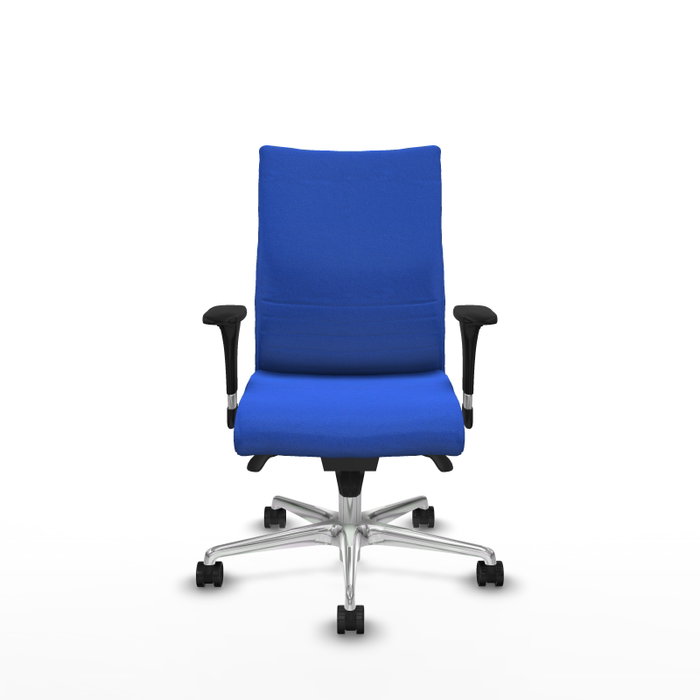 PIQUERAS Y CRESPO Silla Albacete confidente Azul con Mecanismo Sincro