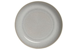 DKD Home Decor Plato de Gres Esmaltado Blanco 22,8x22,8x4,5 cm