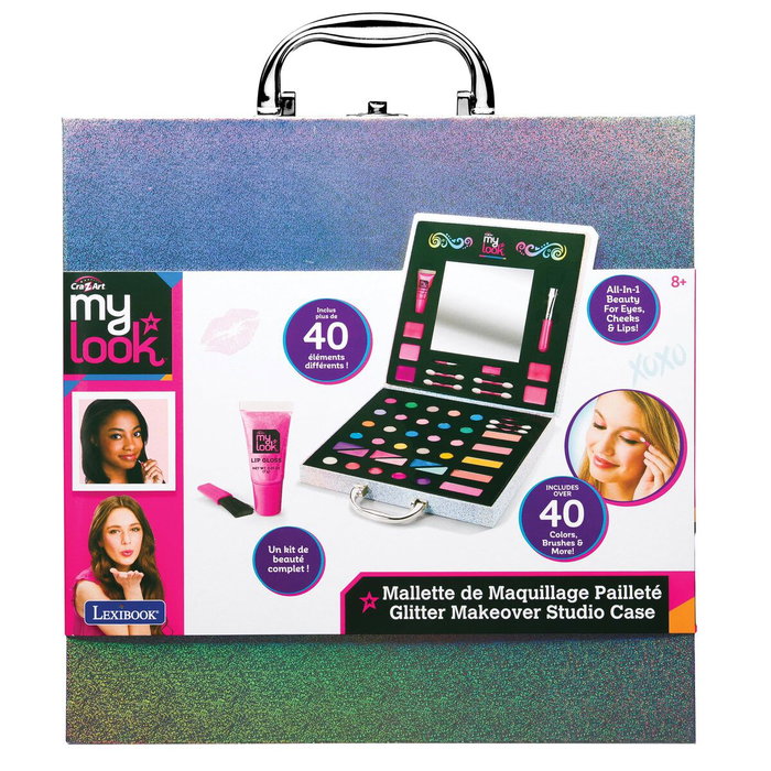 Lexibook Maletín maquillaje Cra-Z-Art con más de 35 colores y pinceles Lexibook Maletín maquillaje Cra-Z-Art con más de 35 colores y pinceles