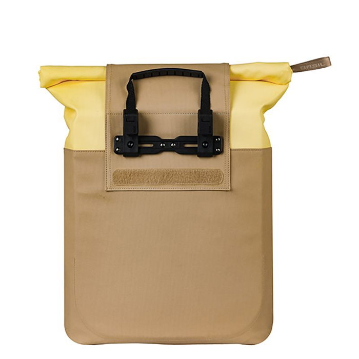 Basil Bolsa Shopper Vive - PET Reciclado, Impermeable, Puerto para Portátil 14", Volumen 20L, Reflectante