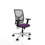 PIQUERAS Y CRESPO Silla de oficina Motilla con mecanismo Sincro, Morado y Gris