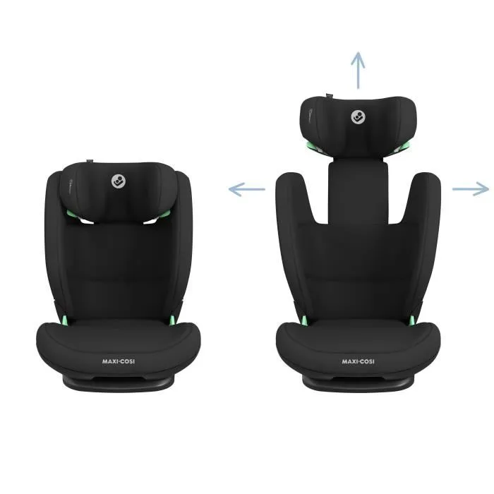 Maxi-Cosi Siege Auto Rodifix S I-Size, Grupo 2/3, Isofix, Close, Basic Black