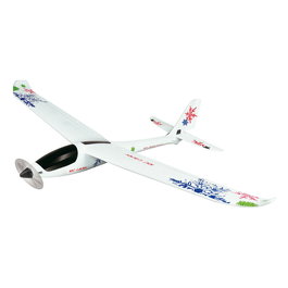 AMEWI 3D Climber Planeador con Gyro 5 Canales RTF 780 mm, Motor Eléctrico, 20 Min Vuelo, 110 g, EPO, Negro/Azul/Rojo/Blanco