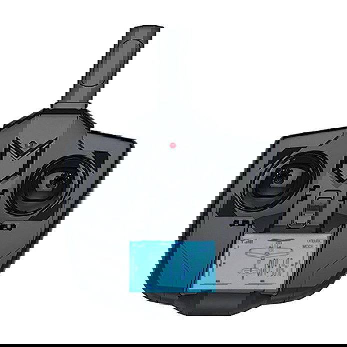 AMEWI 3D Climber Planeador con Gyro 5 Canales RTF 780 mm, Motor Eléctrico, 20 Min Vuelo, 110 g, EPO, Negro/Azul/Rojo/Blanco