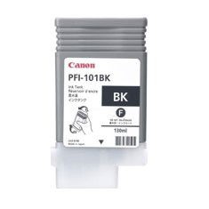 Canon Cartucho PFI-101Bk Negro Tinta Pigmentada Inyección de Tinta 130 ml para iPF5000 iPF6000S