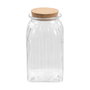 La Mediterranea Tarro de Vidrio con Líneas y Tapa de Corcho, 1400 ml (12 Unidades) inevitablemente