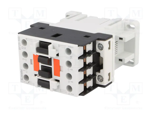 LOVATO ELECTRIC Contactor BF 3-polar 25A 24VDC NO x3