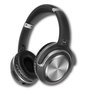 SAMI Auriculares Pop Negro con FM, Bluetooth, Auxiliar y Plegable, Bateria 300mAh
