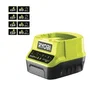 Ryobi Cargador + Batería de Litio ONE+ RC18120-140X 18V 4,0Ah