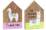 DKD Home Decor Decoración Luminosa Rosa Amarillo 4 Unidades 3.5 x 25 x 17 cm