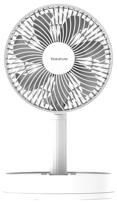 Taurus FoldGo Ventilador de Sobremesa 15cm 36W con Batería de 12h y 7 Aspas Taurus FoldGo Ventilador de Sobremesa 15cm 36W con Batería de 12h y 7 Aspas