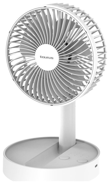 Taurus FoldGo Ventilador de Sobremesa 15cm 36W con Batería de 12h y 7 Aspas Taurus FoldGo Ventilador de Sobremesa 15cm 36W con Batería de 12h y 7 Aspas