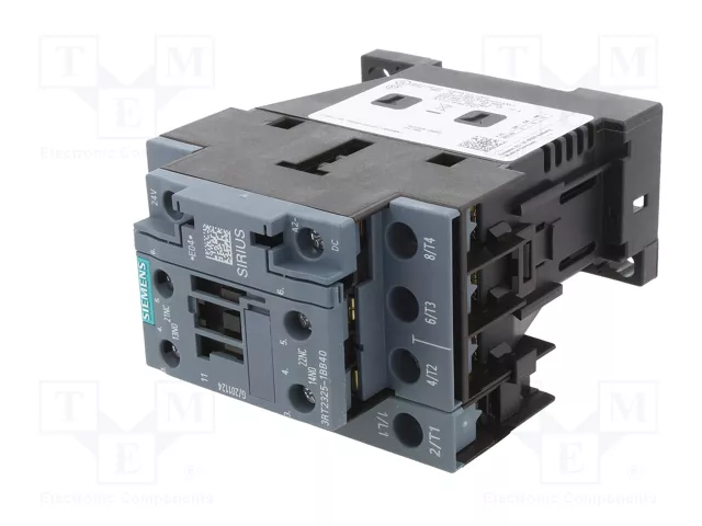 SIEMENS 3RT2325-1BB40 Contactor 4-polar 24V DC SIEMENS 3RT2325-1BB40 Contactor 4-polar 24V DC