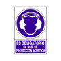 DUVER Señal de Obligación de Uso de Protección Acústica