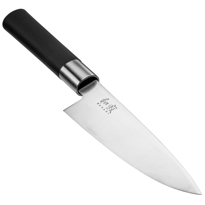 Kai KAI Wasabi Black Cuchillo de Cocina 15 cm de Hoja, Plata / Negro