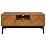 Home Deco Factory Lounge Mueble TV 110x40 cm con Cajones y Puertas para TV