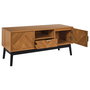 Home Deco Factory Lounge Mueble TV 110x40 cm con Cajones y Puertas para TV